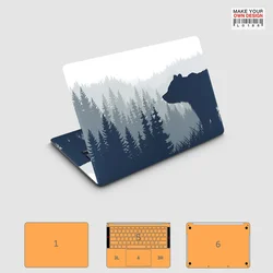 Protection Skin Sticker for Apple Laptop MacBook Air 15 2024 2023 Air 13.6 2024 2023 Air 12 2020 Full Set Film Shell