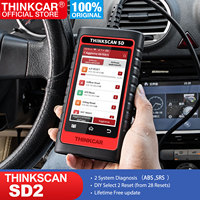 [Clearance sale] THINKCAR THINKSCAN SD2 OBD2 Scanner support 2 System diagnosis and 2 reset ,Lifetime Free update