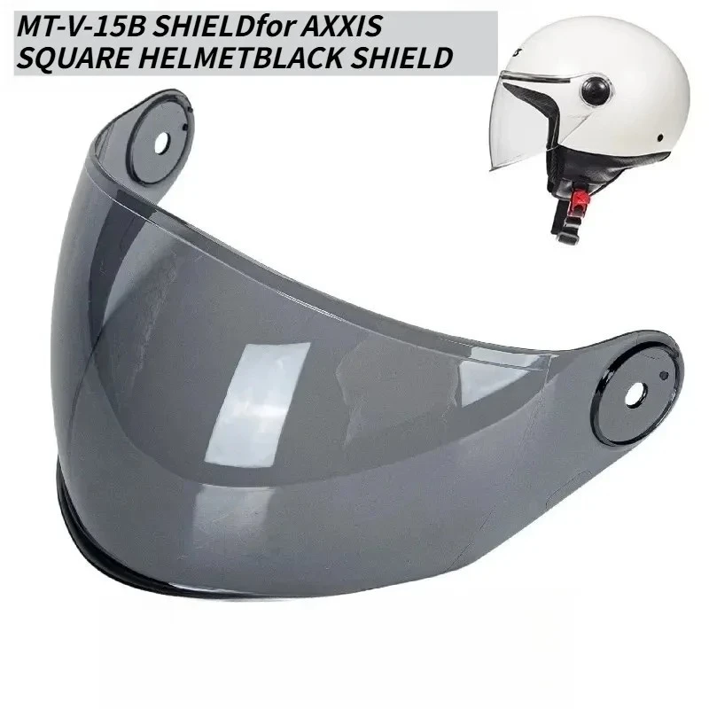 CCUUD Fit for MT-V-15B Square Half Helmet Visor Shield Lens Windproof Sun Shield Motorbike Replacement Parts