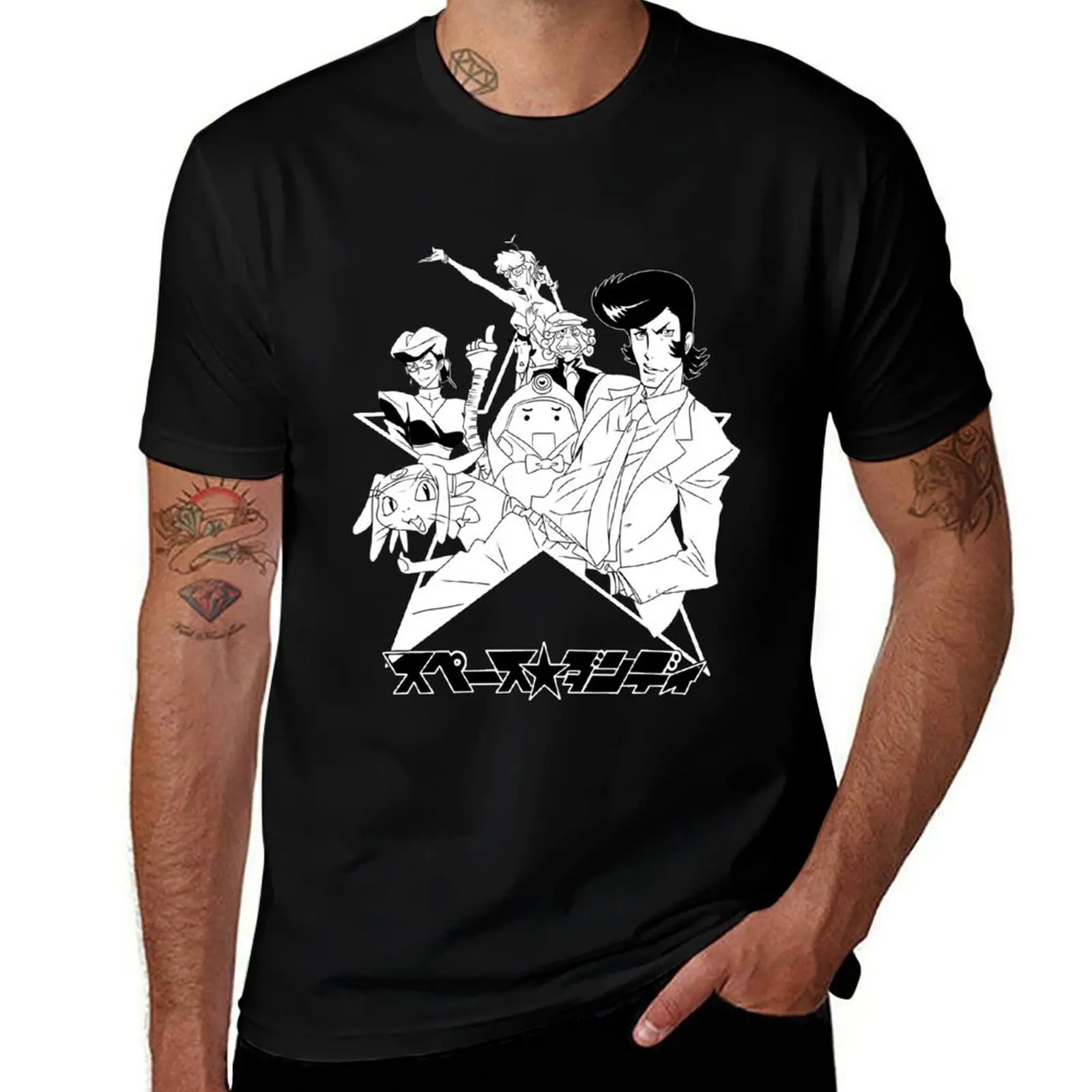 

SPACE DANDY T-Shirt man t shirts cotton cotton t shirts man 100% T-Shirt