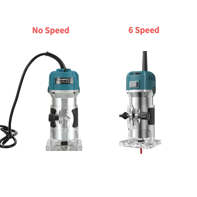 T 800W Wood Router Electric Trimmer Woodworking Milling Engraving Slotting Trimming Machine  Laminate Trimmer Tupia Power Tools