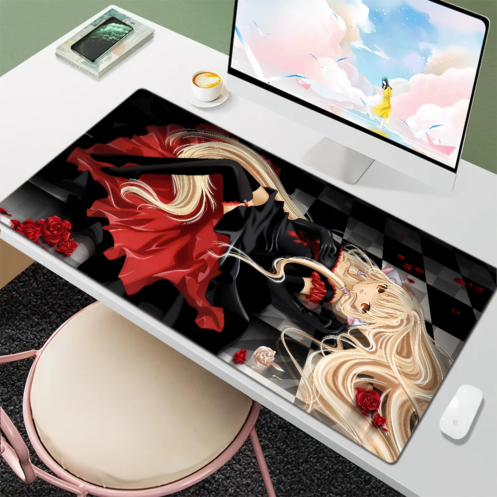 Classic Anime C-Chobits Girl Mouse Pad Computer Laptop Gaming Office Wrist Guard Non Slip Keyboard Pad