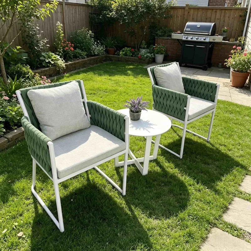 

#Outdoor Casual Style Wicker Rattan Chair For Garden Patio Balcony Terrace Restaurant Cafe Courtyard Use