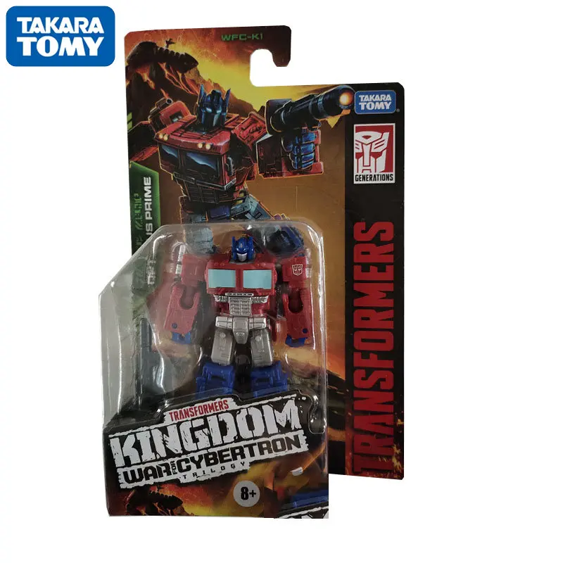 TAKARA TOMY Optimus Prime Siege Three Kingdom Series Small Scale Core Class Transformers Action Figure Robot Toys for Gifts