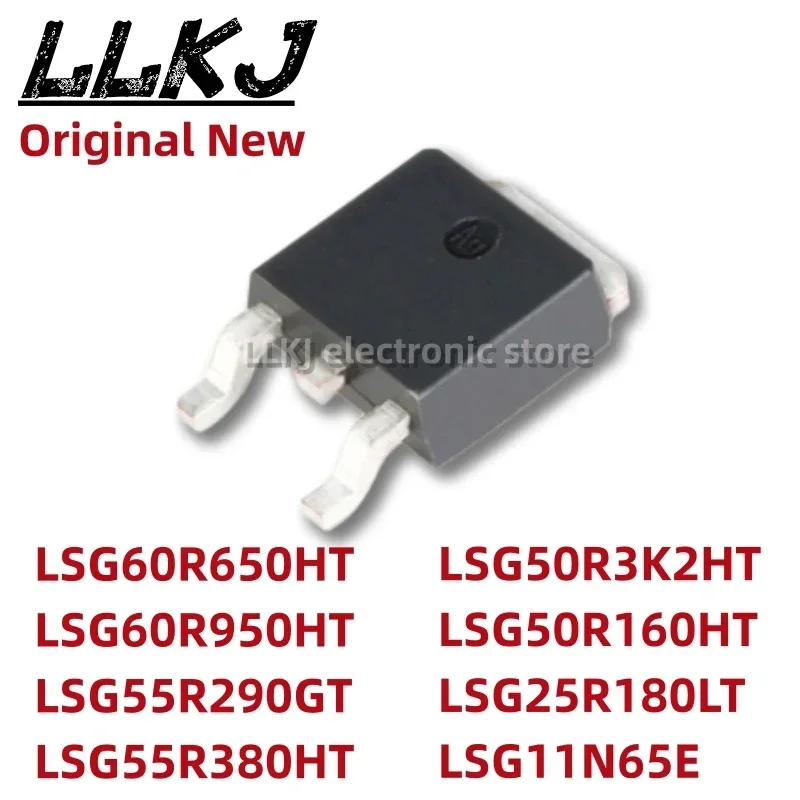 1 Stück LSG60R650HT LSG60R950HT LSG55R290GT LSG55R380HT LSG50R3K2HT LSG50R160HT LSG25R180LT LSG11N65E TO252 MOS FET TO-252