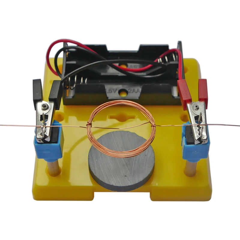 

Electronic technology small production homemade simple motor model middle school physics electromagnetic principle