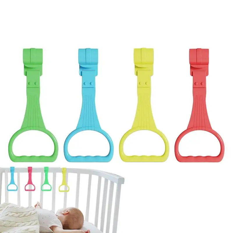 

Baby Playpen Pull Rings Stand Up Rings Crib Pull Rings Baby Walking 4pcs Comfortable And Practical Baby Bed Stand Up Rings