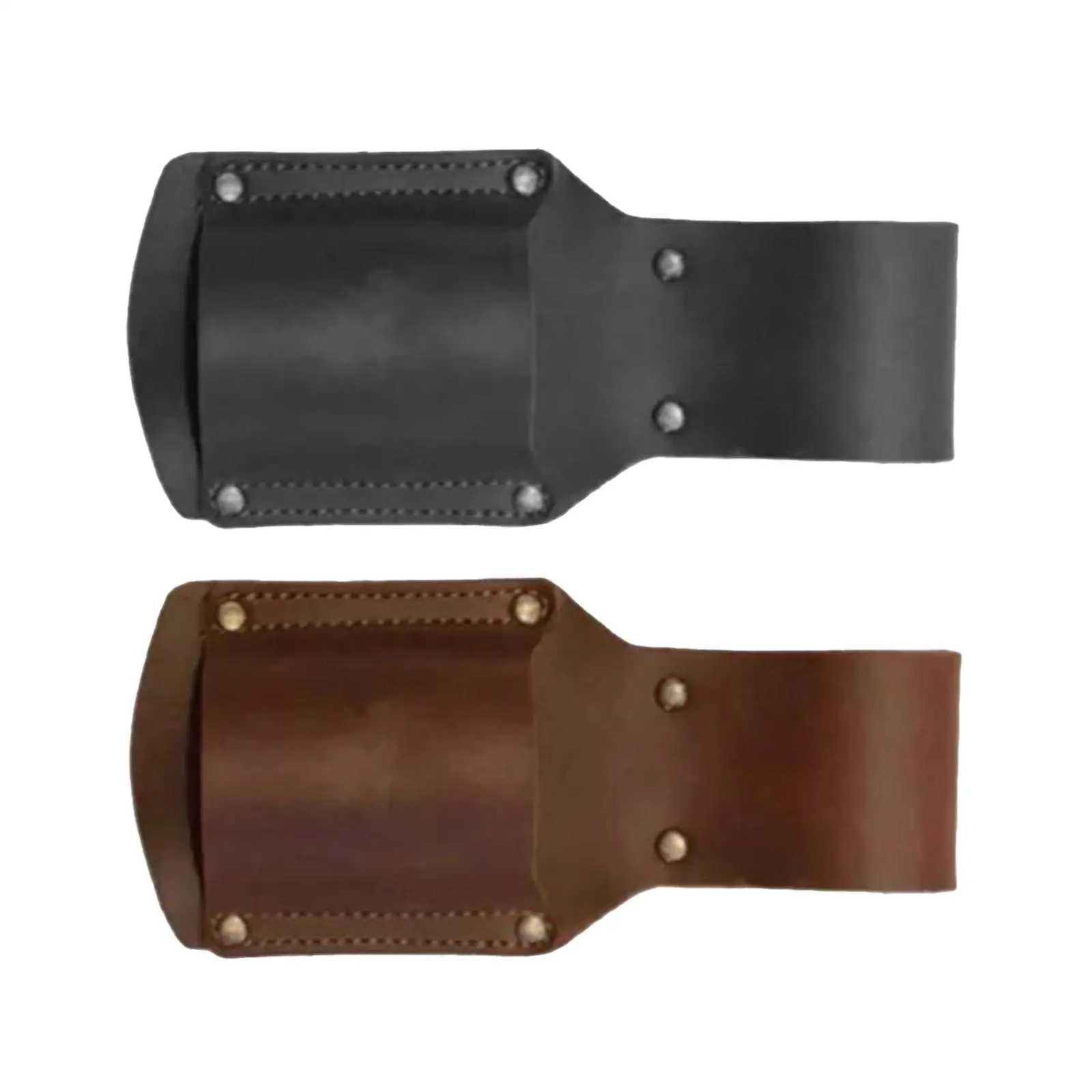 Hammer and Hatchet Carrying PU Leather Axe Sheath Holder Waist Belt Tool Holster for Outdoor Construction Projects