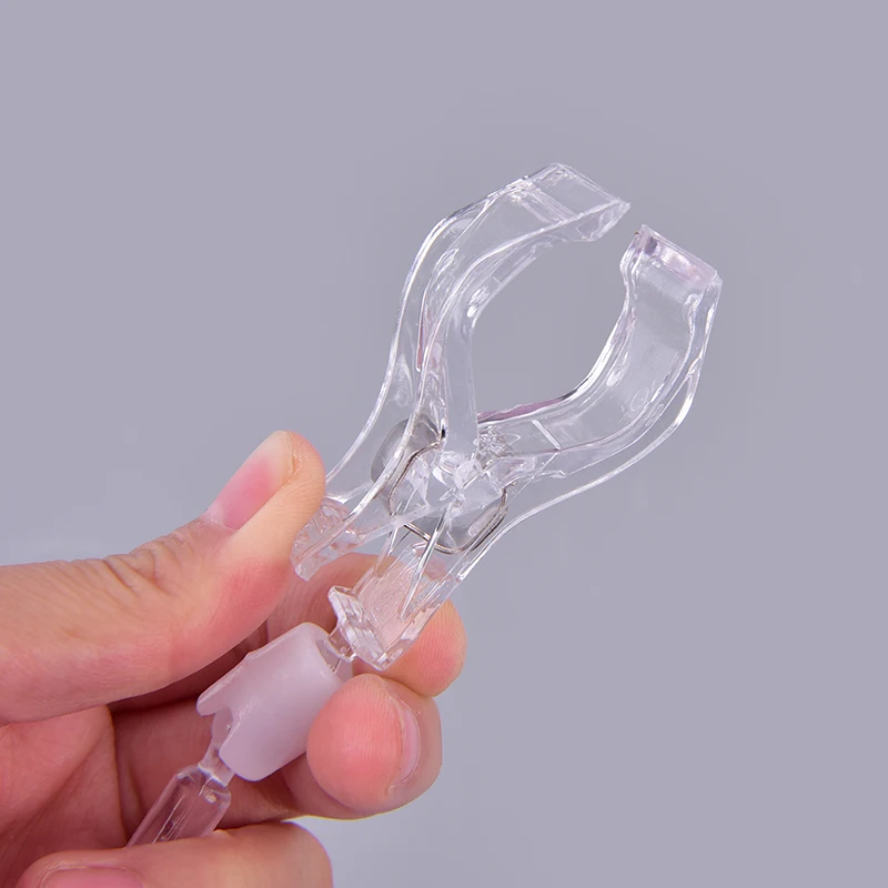 1PC Transparent Plastic Advertising Clips Plastic Sign Display Shelf Clamp Price Label Tag Clip Holders In Supermarket Retails