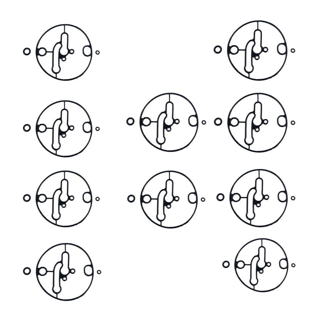 10pcs Gasket Set Carburetor Bowl Gasket For 698781 For Nikki Carb Garden Lawn Mower Replacement Parts Vaporizer Bowl Gasket