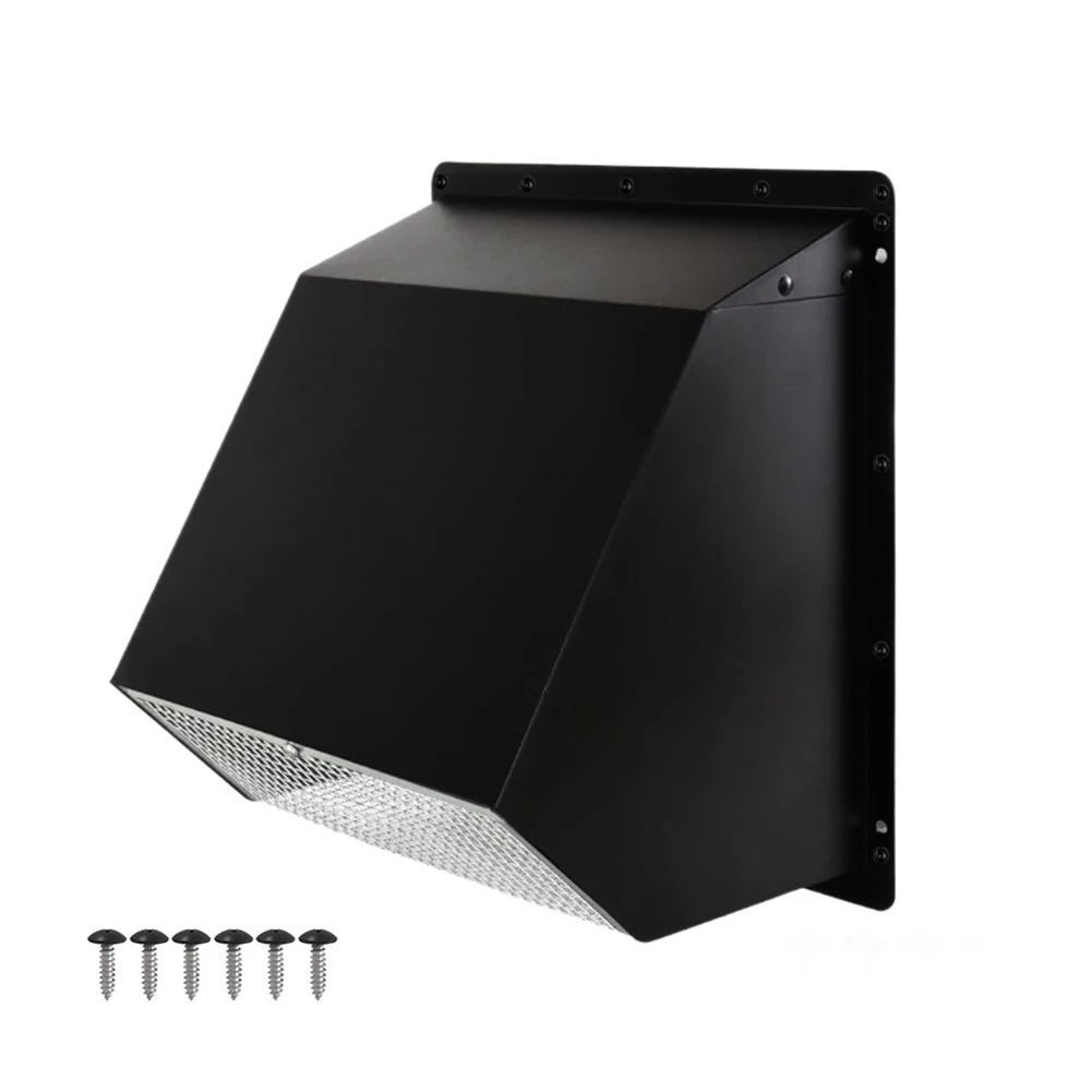 

6-дюймовая настенная вентиляционная решетка для кухонной вытяжки, сушилки и вытяжного вентилятора в ванной комнате со съемной сеткой от птиц