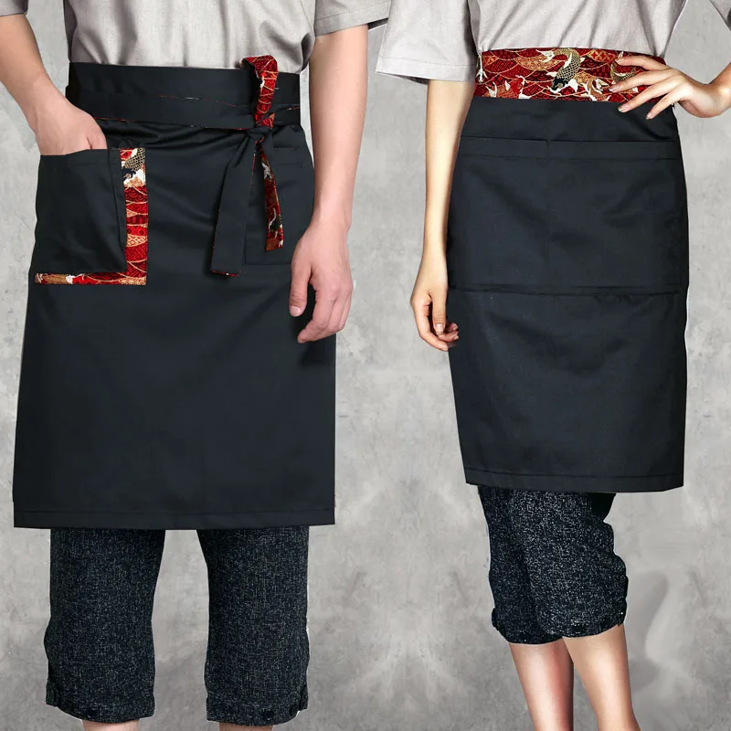 Japanese Restaurant Sushi Chef Waiter Apron Aprons for Man Chef's Cook Male Kitchen Women Home Useful Things Ladies Uniforms Men