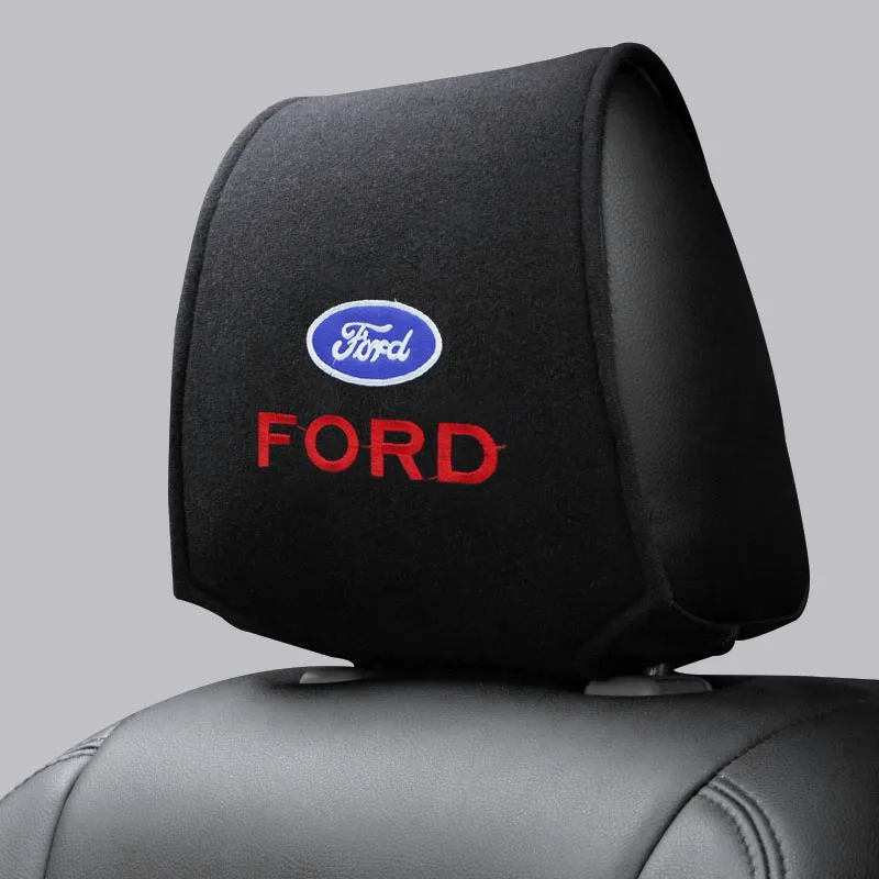 Sac de rangement pour appui-tête arrière de siège de voiture, 1/2 pièces, housse anti-poussière pour Ford Focus Mondeo MK2 MK4 MK3 Fiesta ST Line Kugo Transit