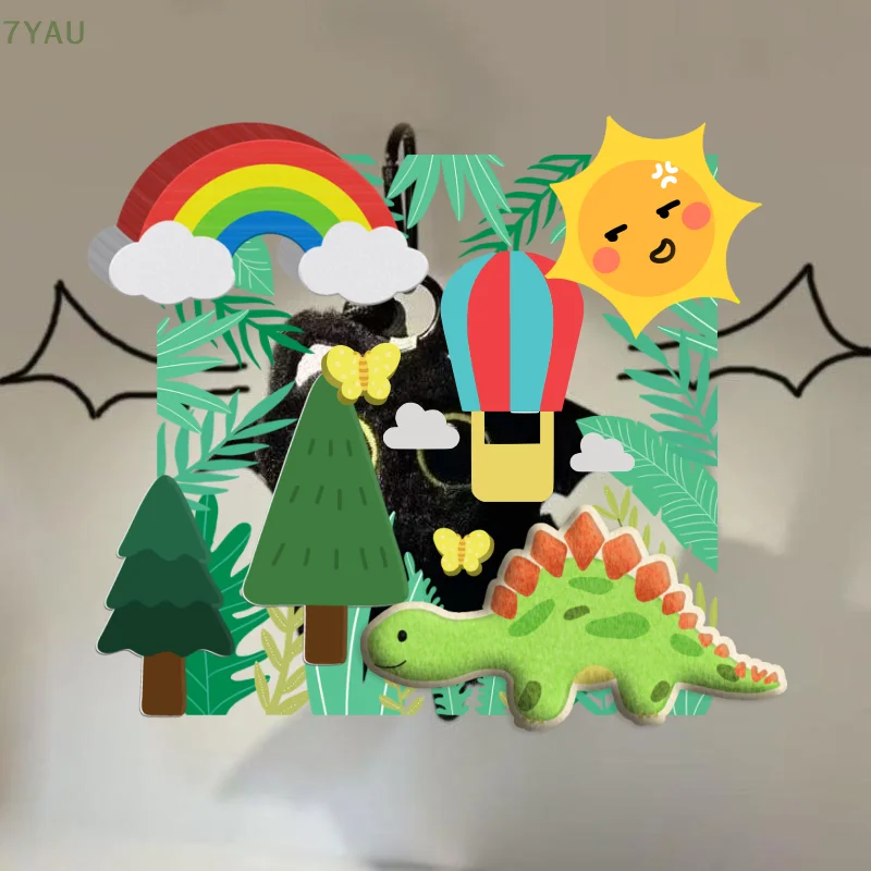 

Милый черный кот, плюшевая игрушка, кукла, брелок, маленький кулон, мультяшный котенок, мягкая сумка с животными, украшение для рюкзака для мальчика и девочки, подарок на день рождения