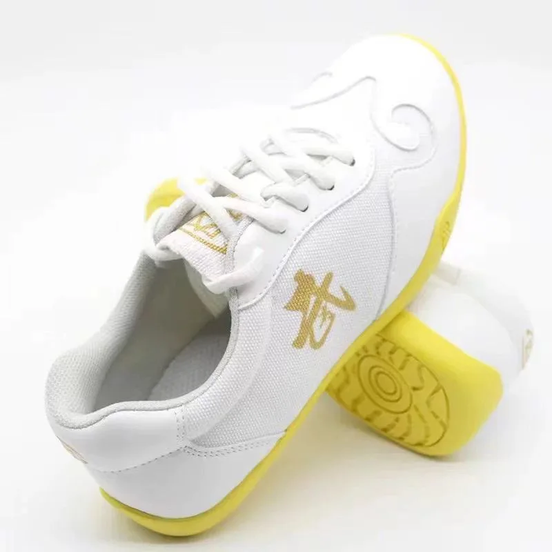 2025 جديد الرجال النساء فنون الدفاع عن النفس أحذية تدريب أسود أبيض تاي تشي أحذية للأزواج مصمم الكونغ فو حذاء للجنسين حجم 35-46