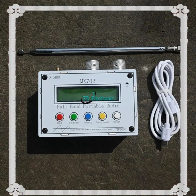 24-Hour Delivery MX702 Full Band Stereo Radio Receiver TEF6686 Portable FM LW/MW SW 3.5Mm/Direct Output