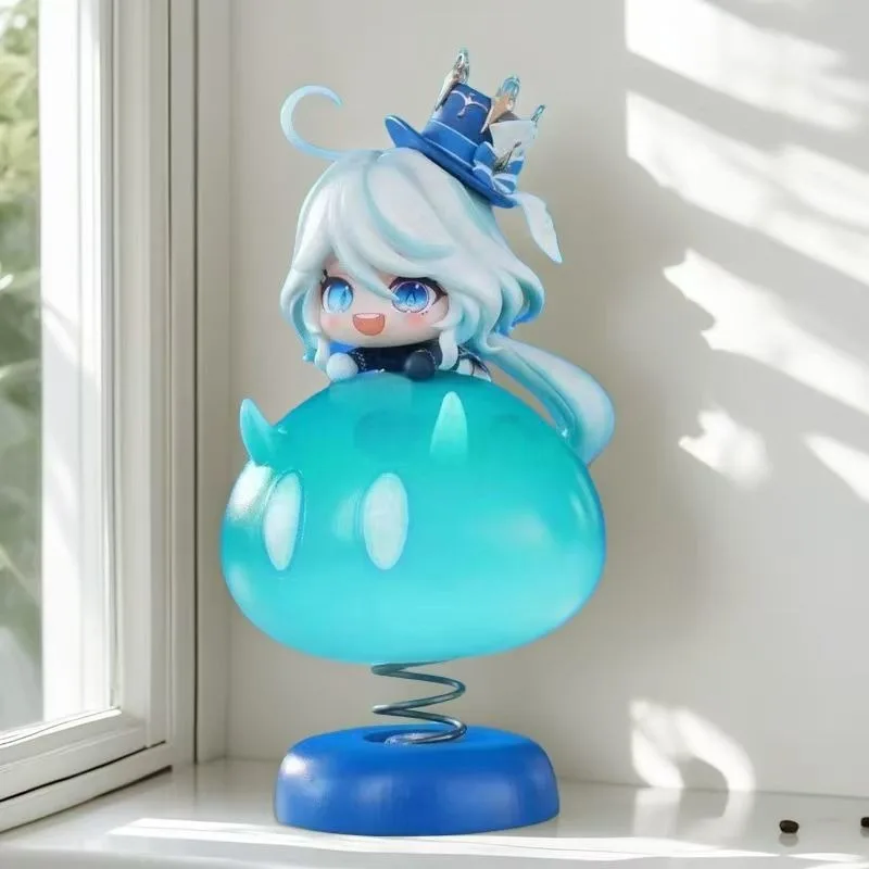 God of Water Q Version Furina Focalors Genshin Impact Animation Peripheral Cartoon Figure Collection Decoration Toy Gifts Decor