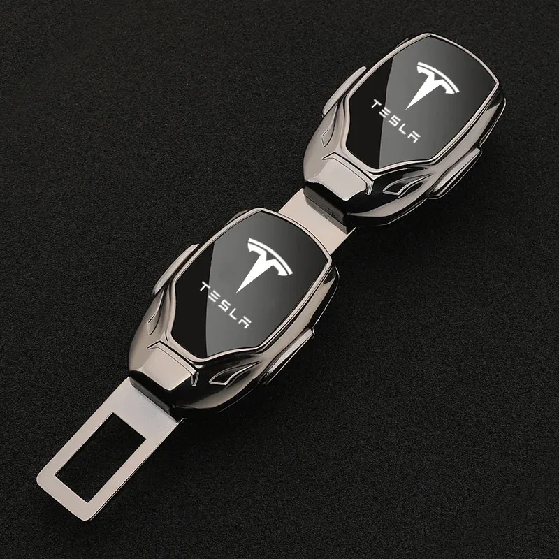 Car Seat Belt Locker Carabiner Extender Insurance Belt Insert Buckle for Tesla Model Y Model 3 Model X Model S