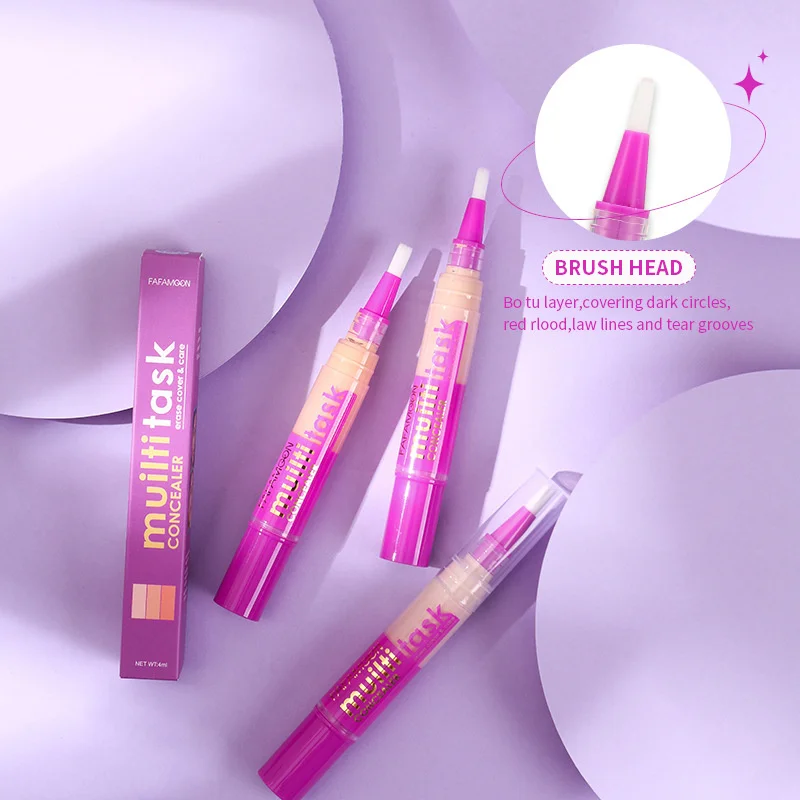 Corretivo capa círculos escuros acne poros fosco corretivo caneta cosméticos fundação creme cobertura completa profissional escondendo