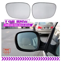 For BMW X1 E84 2009-2015 For BMW X3 F25 2010- Accessories Heated Side Wide Angle Wing Rear View Mirror Glass Replacement