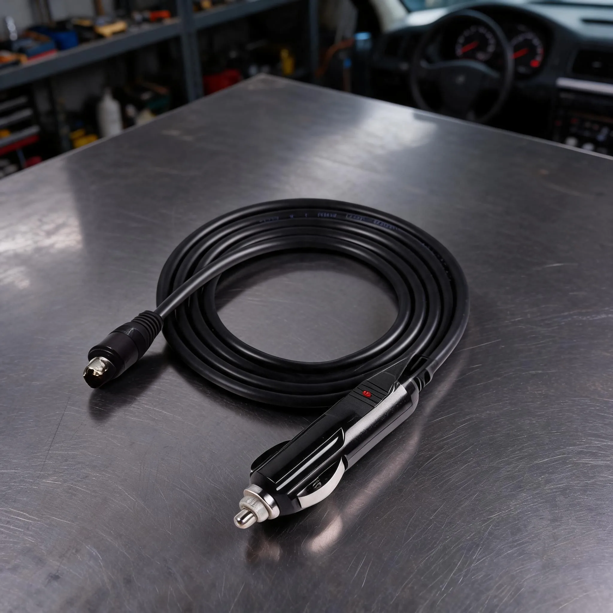 DC7909 Male Car For charger Cable 1.5 Meter for Portable Power Devices Compatible with 12V and 24V Vehicle Systems