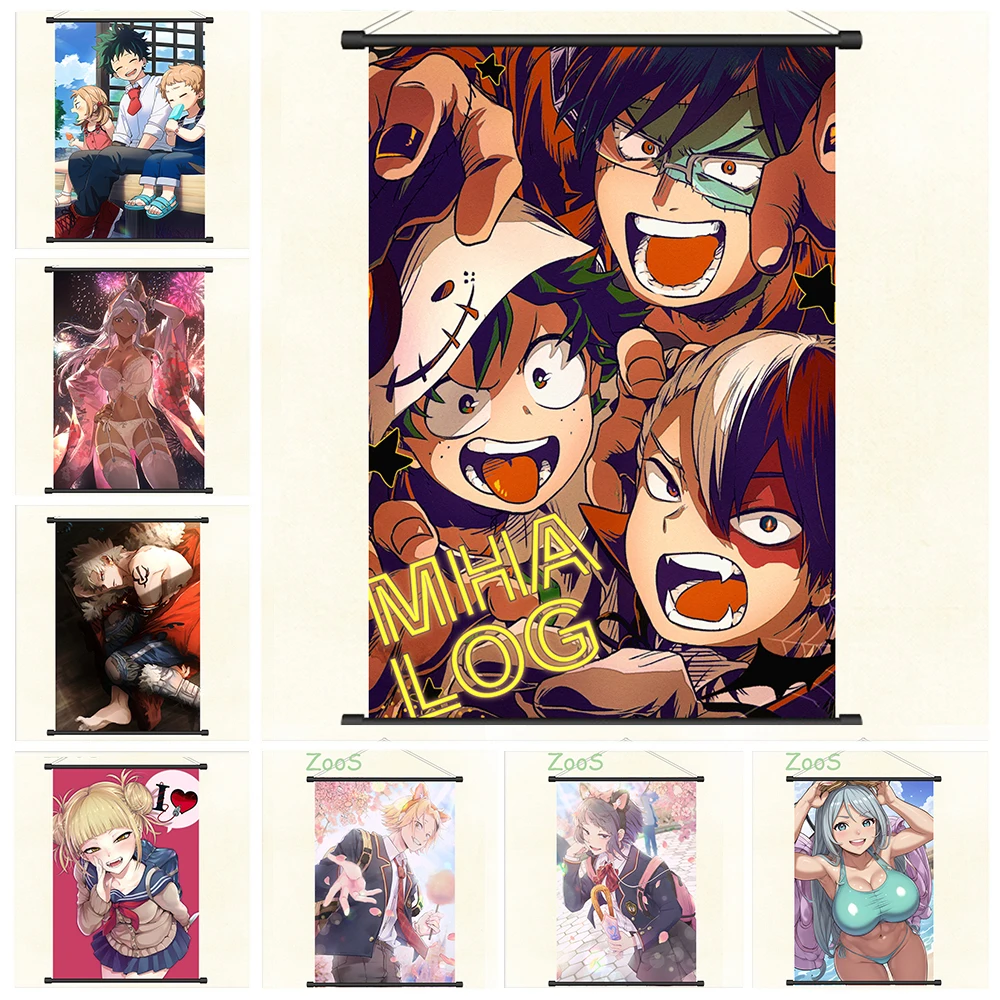 

My Hero Academia Bakugou Katsuki Decoration Picture Mural Anime Scroll Painting Cartoon Comics Poster Canvas Wallpaper Prints