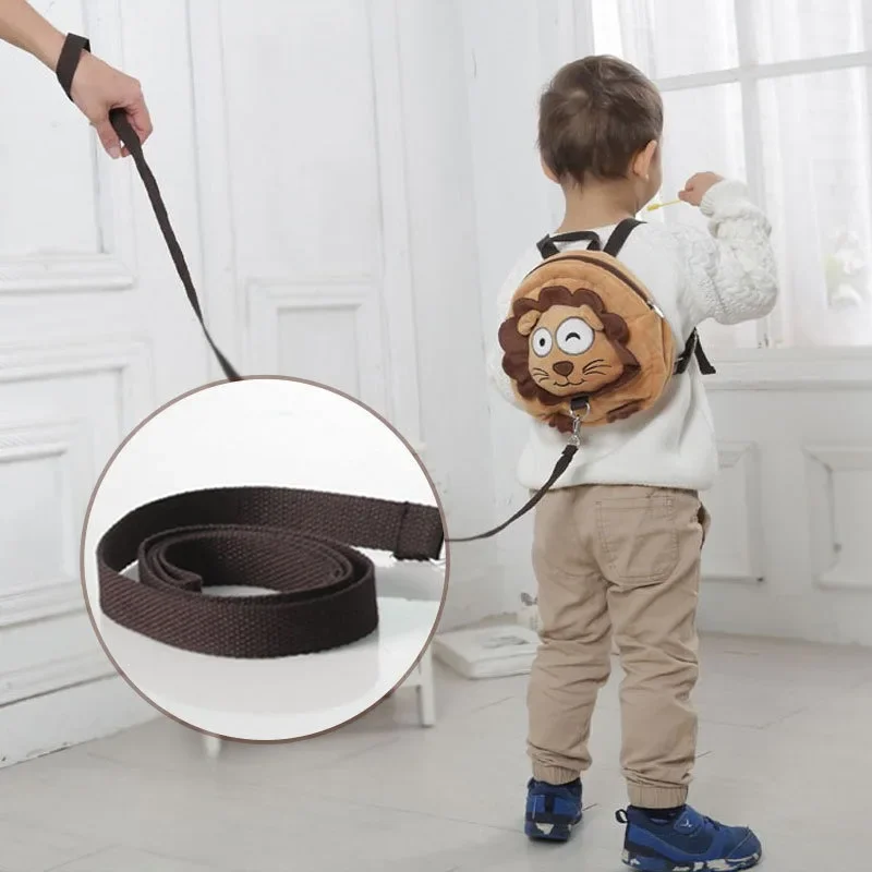 New Cartoon Anti LossBackpack For Babies  Girls  And Children\'s Plush Small Bags