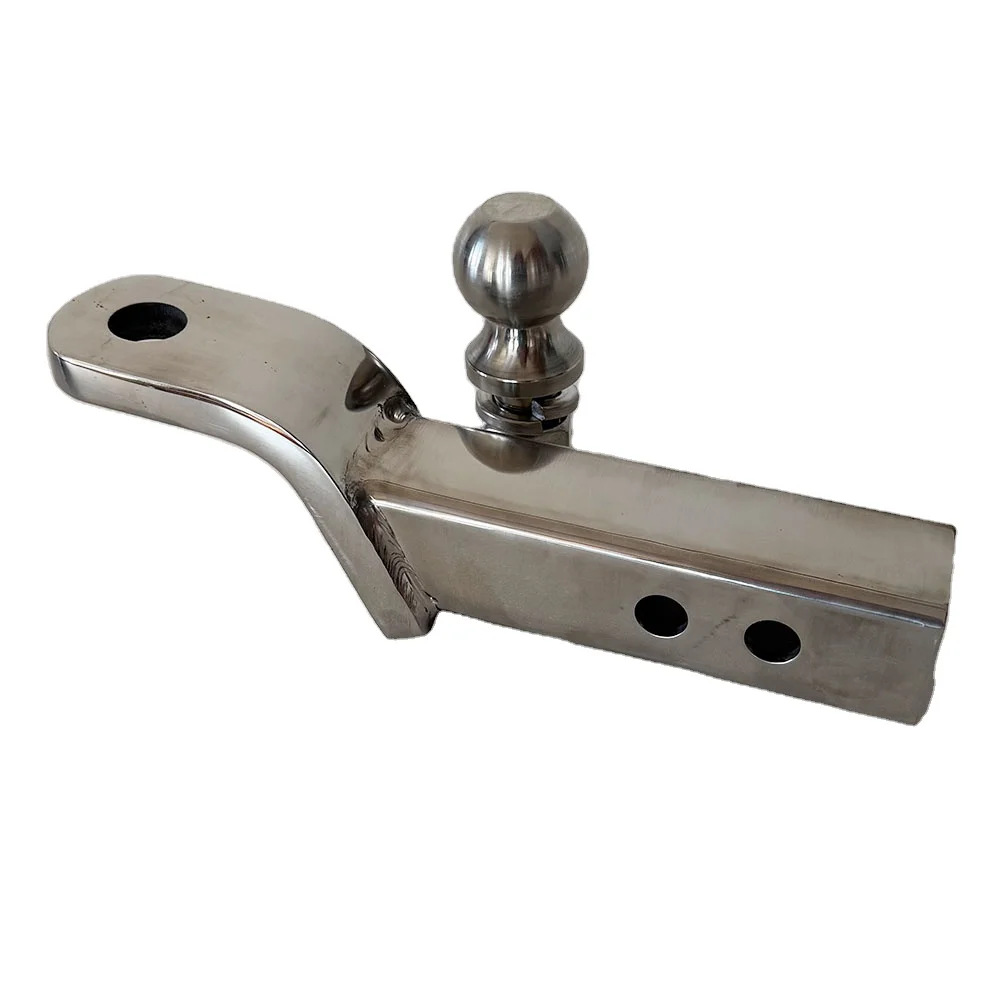 

Stainless Steel Trailer Hitch Ball Mount, 2" Receiver, 50mm Tow Ball for Truck SUV RV Off-Road Towing for 3500KG