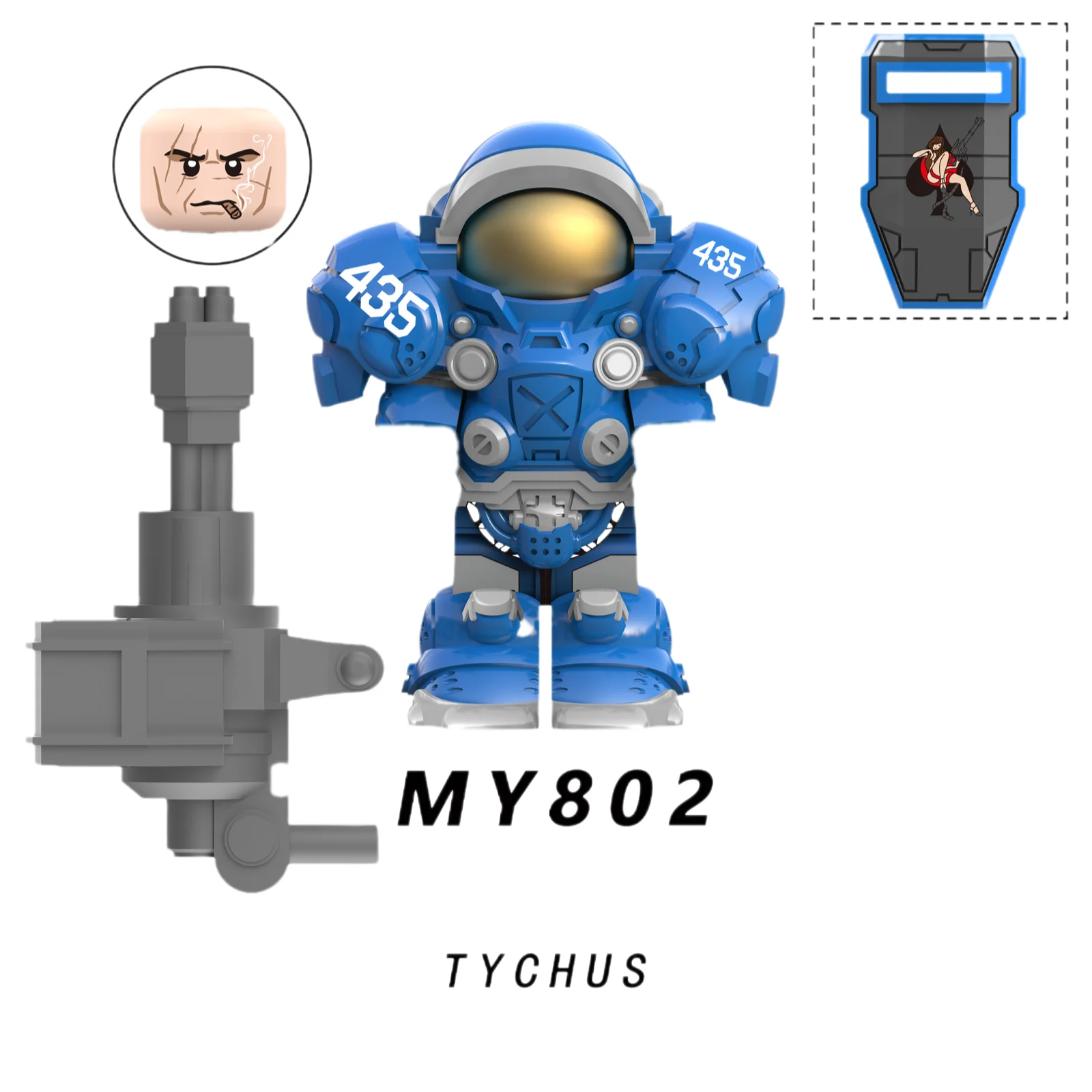 MY801 MY802 MY803 MY804 MY805 Marine LT.Morales James Raynor Tychus Spiele Ziegel Mini Action Figur Spielzeug Bausteine Geschenke