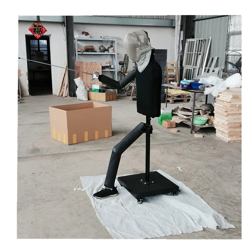 

Fencing target person hanging on the wall electronic training sword target movable and adjustable with hands, legs, and