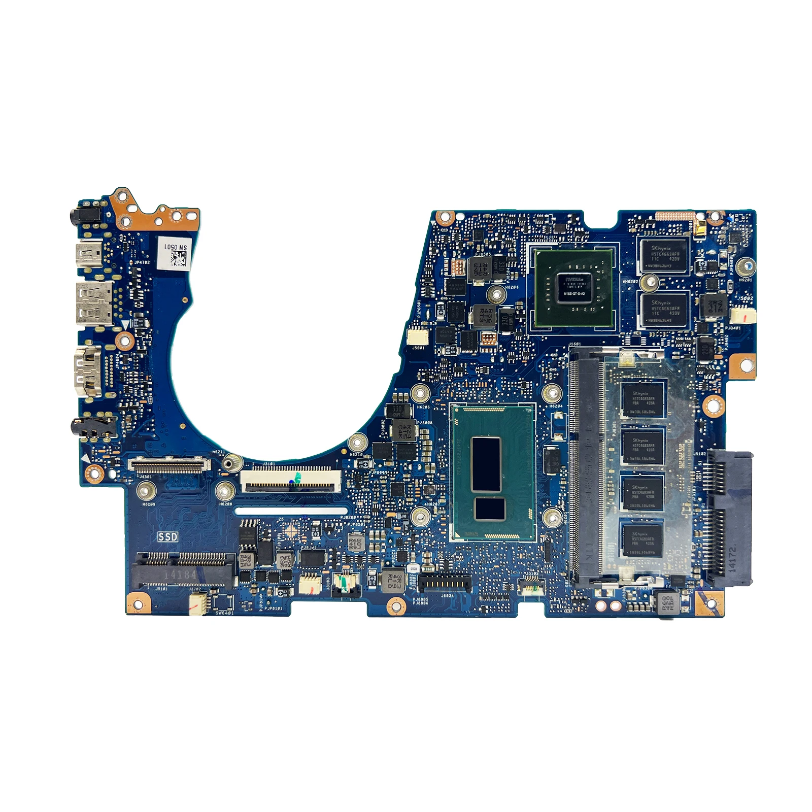 Carte mère d'ordinateur portable pour Asus, UX303L, UX303LN, UX303LB, UX303LA, U303LN, carte mère d'ordinateur portable avec CPU, i3, i5, i7, 4e et inspectés Isabel, 4 Go de RAM, V2G