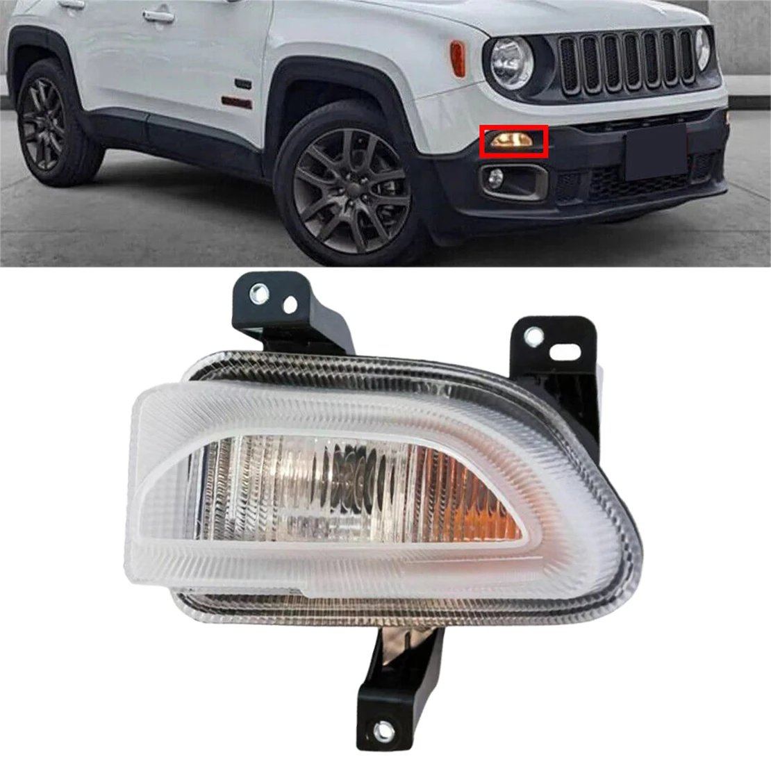 

Передняя правая лампа указателя поворота парка 68256431 AA подходит для Jeep Renegade 2015 2016 2017 2018