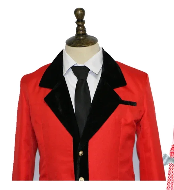 Kakegurui Compulsive Gambler Cosplay Costumes Ryouta Suzui Costume Anime Cosplay Japanese Uniform Full Sets For Halloween Party