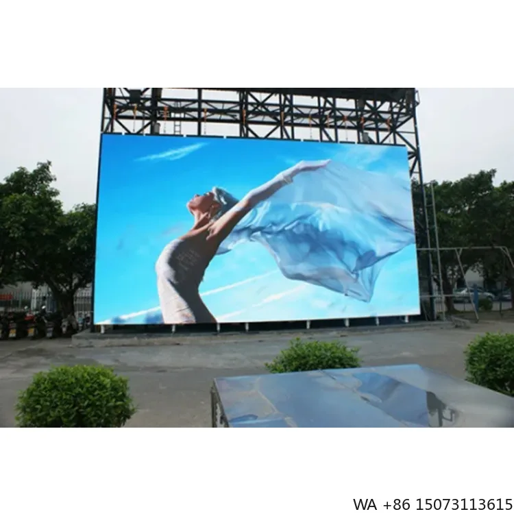 Layar Video LED Sewa Outdoor P3.91/P4.8 - Layar Iklan Film Full-Color 500x500mm