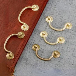 Brass Vintage Handles for Cabinets and Drawers Bronze New Chinese Style Furniture Handles Gold Handles for Kitchen Cabinet