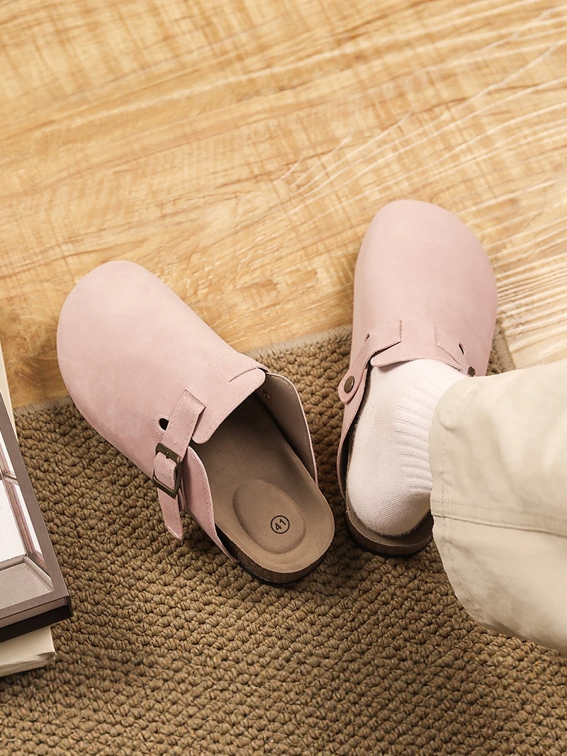 Birkenstyle Men's Slippers 2026 New Summer Outdoor Wear Anti-slip Casual Home Soft Bottom Couple Match Half Slippers