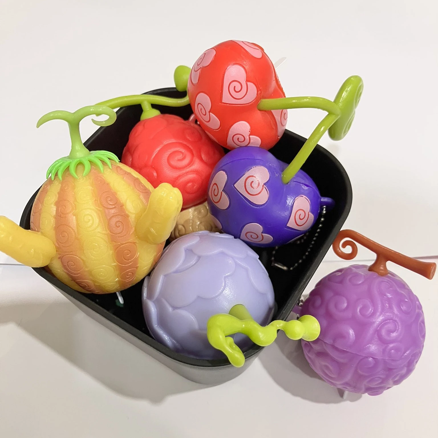 Bandai Genuine One Piece Gashapon Toys Devil Fruit Styling Luminous Pendant Series Anime Figure Model Decoration Creative Gifts