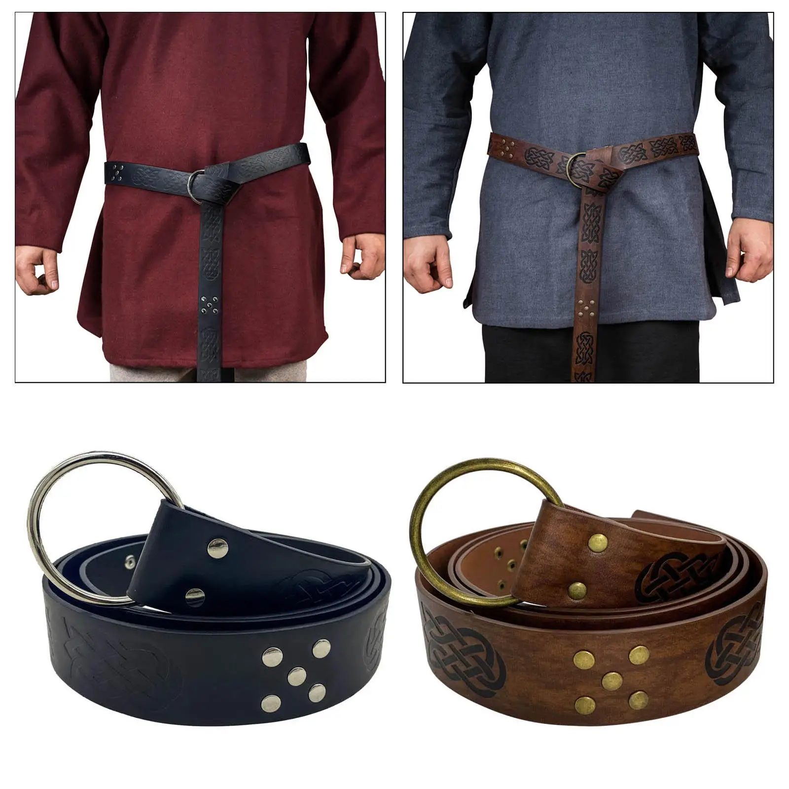 

Средневековые воины, поясное кольцо, ретро-кельтский рыцарь, рельефный пояс, сценическая одежда для косплея, брюки для взрослых, пояс для модных мужчин