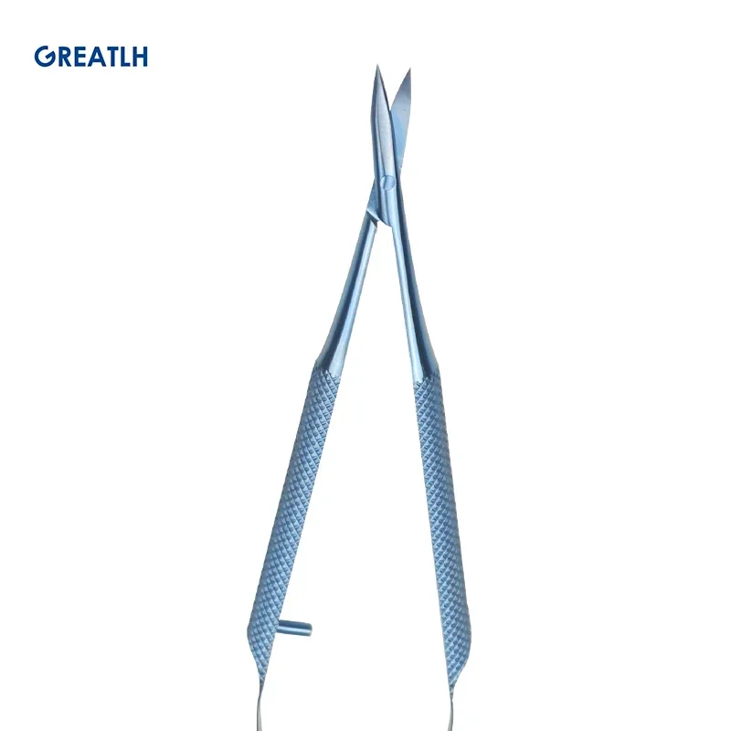 Titanium Alloy Westcott Stitch Scissors Ophthalmic Scissors Ophthalmic Instrument Sharp Pointed Tips