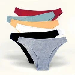 1Pc Cotton Briefs Panties Women's Underwear Female Underpants Solid Color Soft Intimates Women Panties Sexy Lingerie M-XL