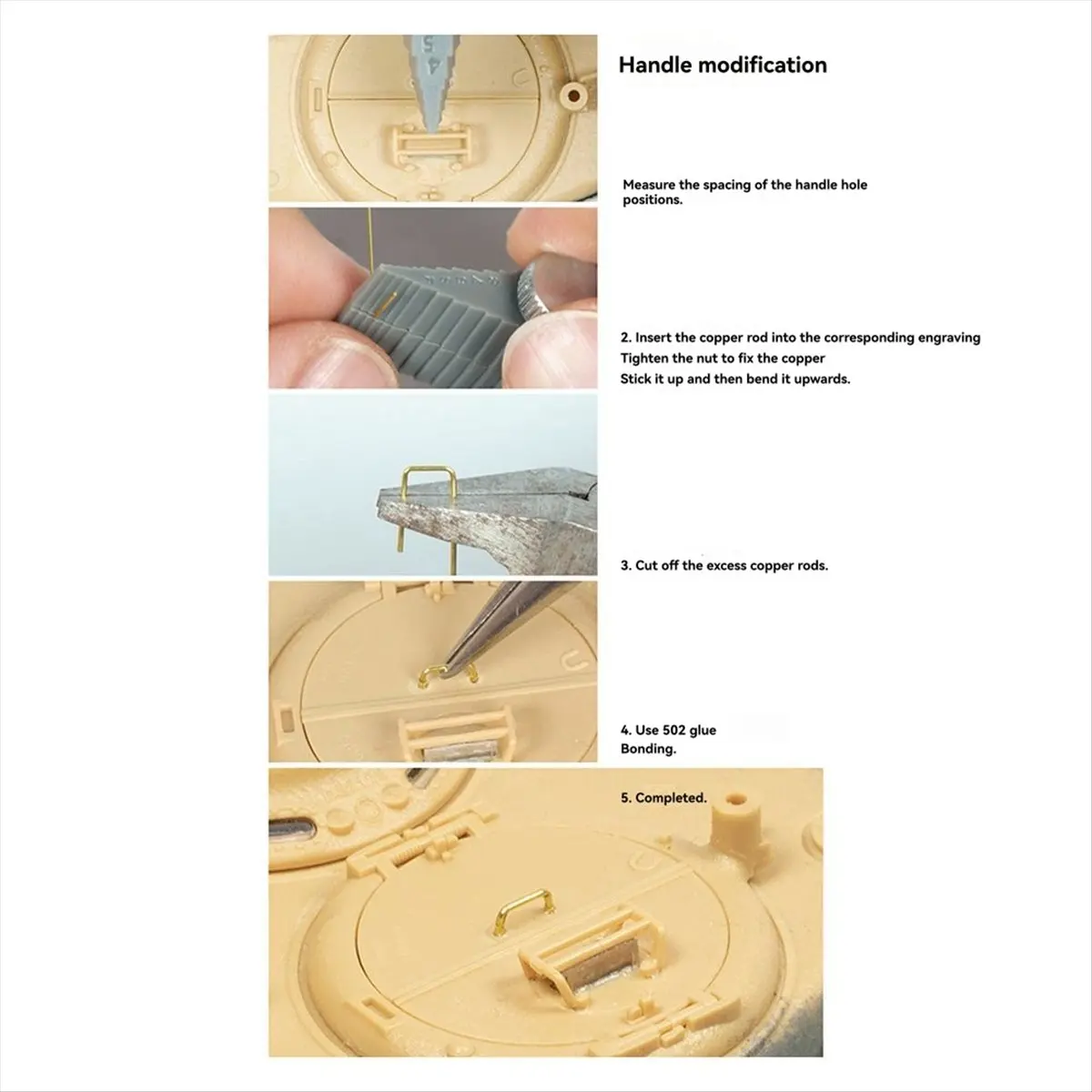ABFA Handheld Metal Copper Wire and Photo-Etched Part Bender for Handmade Model Making Etched Sheet Bender
