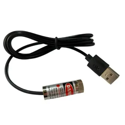 USB 커넥터 레이저 모듈 12mm 5mw 조정 가능한 초점 빨간색 다이오드 레이저 헤드 산업용 레벨 650nm 도트 라인 크로스 빔 위치 USB 커넥터 레이저 모듈 12mm 5mw 조정 가능한 초점 빨간색 다이오드 레이저 헤드 산업용 레벨 650nm 도트 라인 크로스 빔 위치
