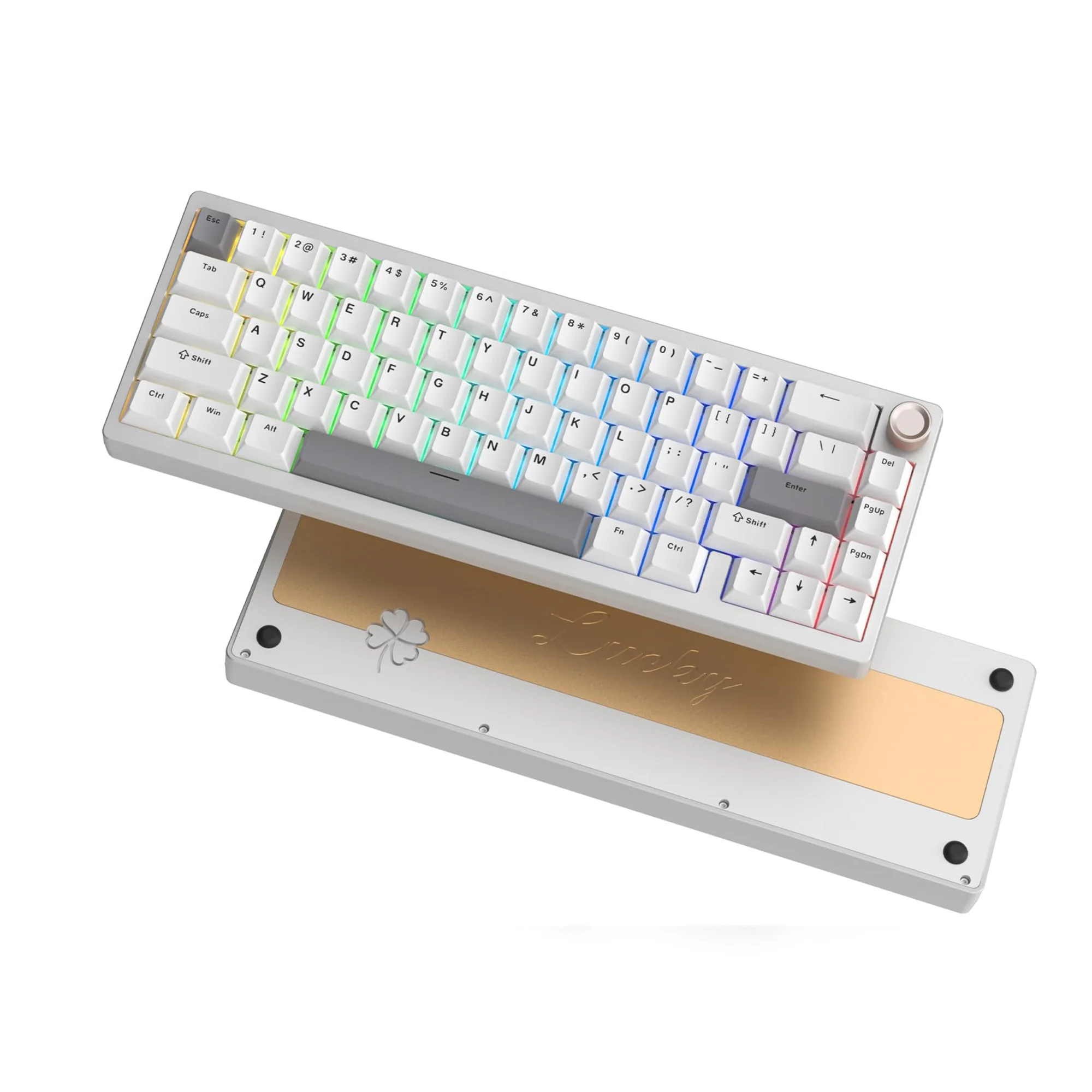 

Womier SK65 65% Aluminum Alloy Shell Tri-Mode Hot Swap Gaming Mechanical Keyboard RGB Wireless Keyboard Gasket Mounted Keyboard