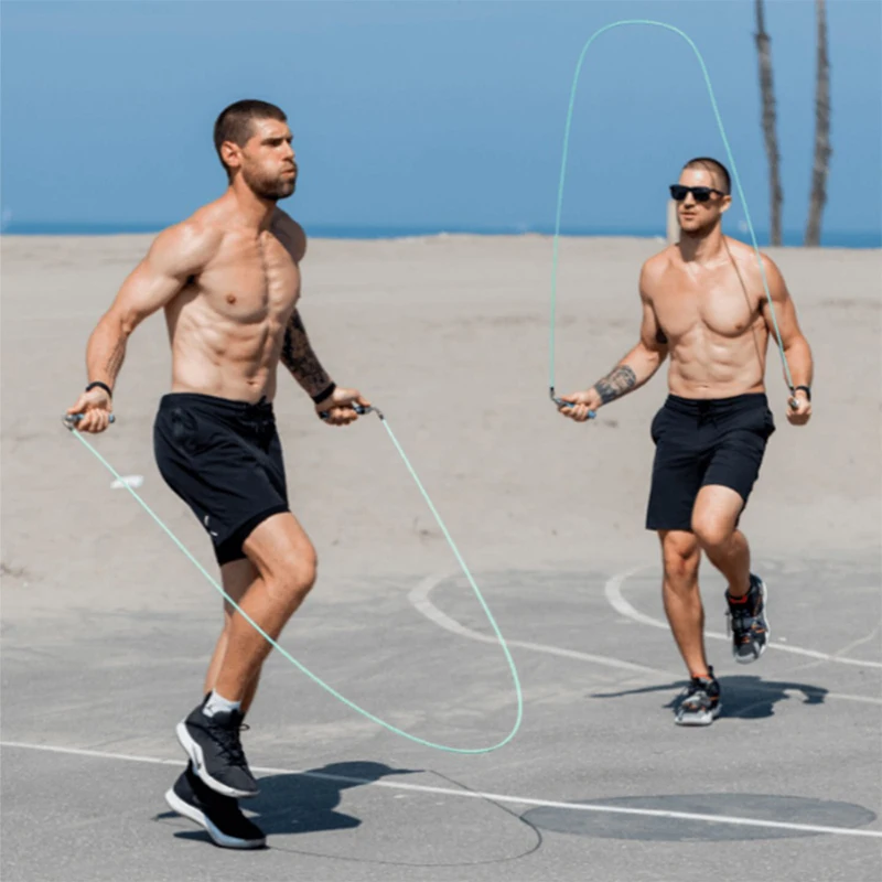 Weight Skipping Rope strong Set - Weighted Weighted Strength Training Improve Power Endurance Fun Jump Ropes Workout jump rope