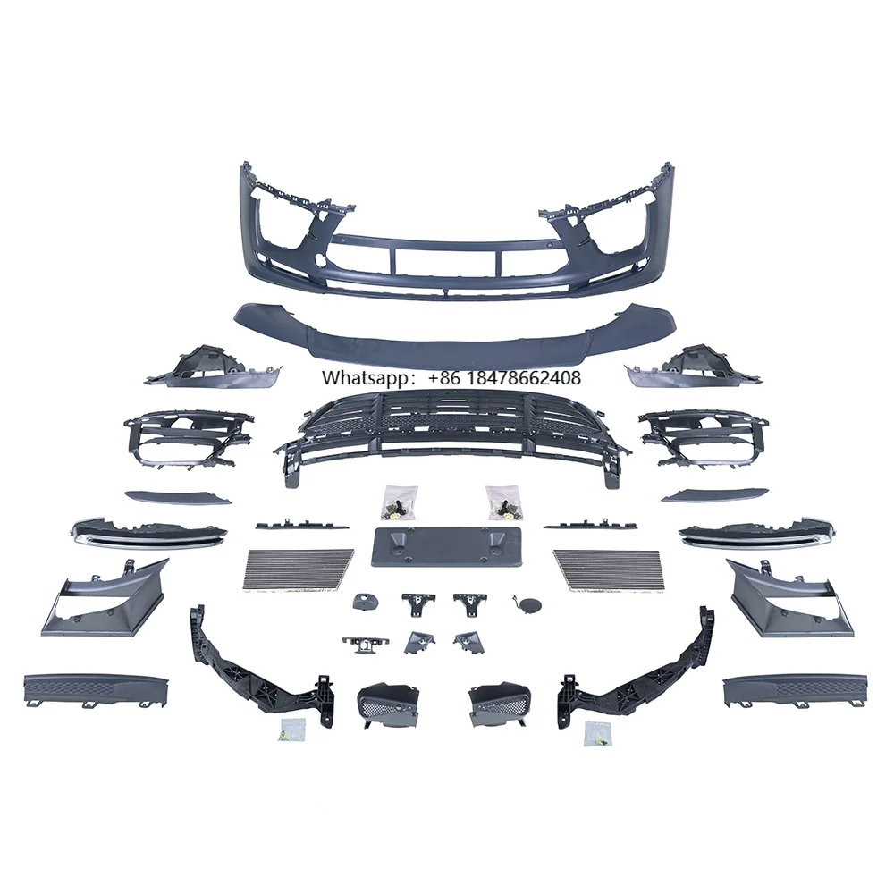 

KM Premium Upgrade 95B Turbo Front Bumper With DRL Perfect Fit for Macan95B.2 High Quality Enhances Vehicle's Visual Appeal