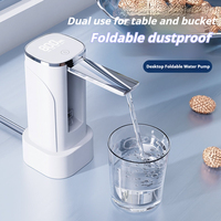 Intelligent Display Dual-use Foldable Automatic Water Pump Intelligent Quantitative Electric Water Dispenser for Bottled Water