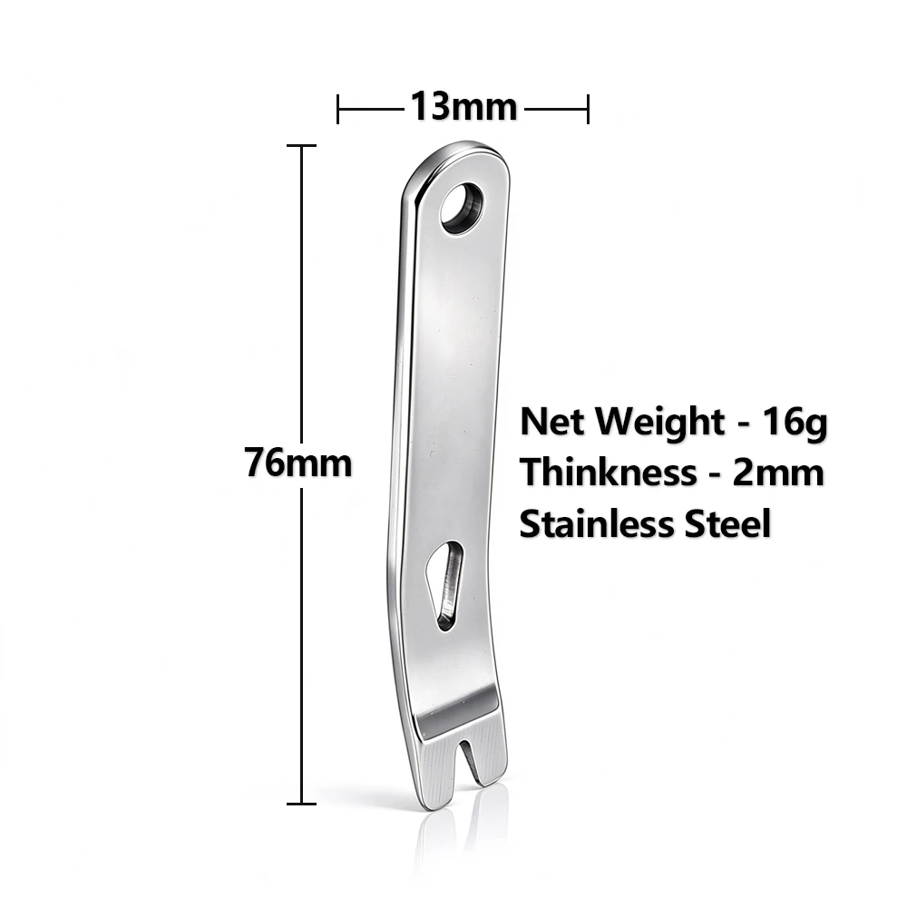 Mini EDC Pry Bar Bottle Opener Keychain Stainless Steel Pocket Tool Nail Puller Crowbar for Outdoor Camping Travel