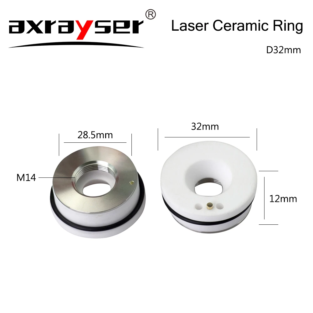 Bodor Laser Keramik Ring D28 32mm M11/14 Düsen Halter Faser Schneiden Kopf Teile – Detail 3
