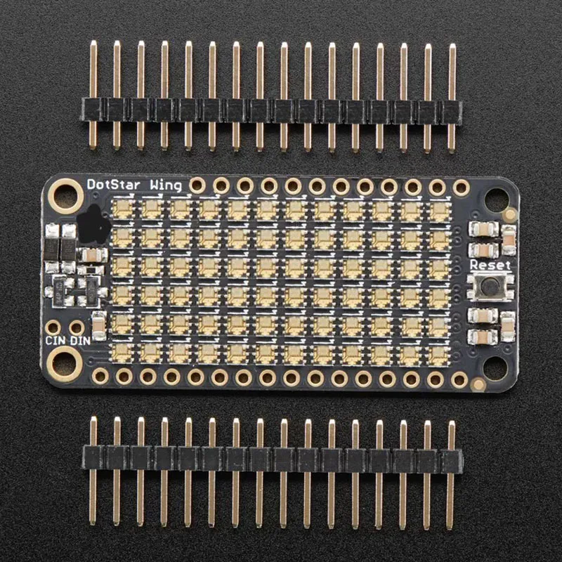 3449 6x12 RGB LED Matrix 72 Bright Pixels APA102 Individually Addressable SPI Module for Arduino