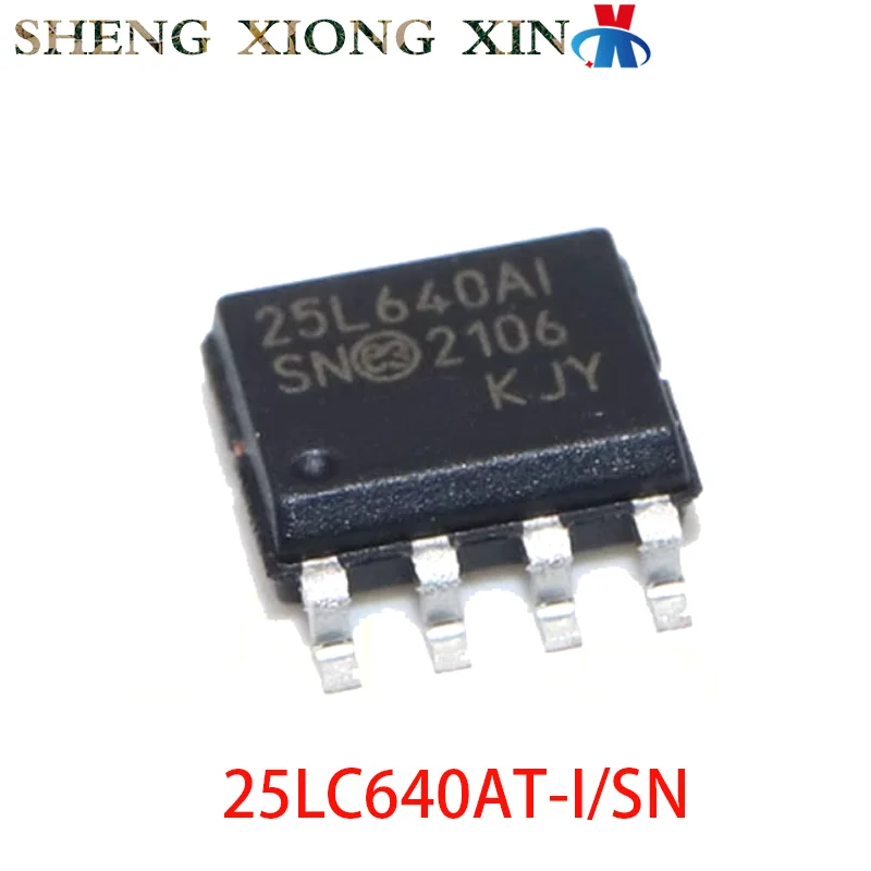 10pcs/lot 100% NEW 25LC640AT-I/SN 8-SOIC Memory Chip 25LC640AT-I 25L640AI Integrated Circuit